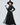 Women’s Witch Costume with Spiderweb Skirt and Hat 2