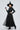 Women’s Witch Costume with Spiderweb Skirt and Hat 2
