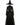 Women’s Witch Costume with Spiderweb Skirt and Hat Black